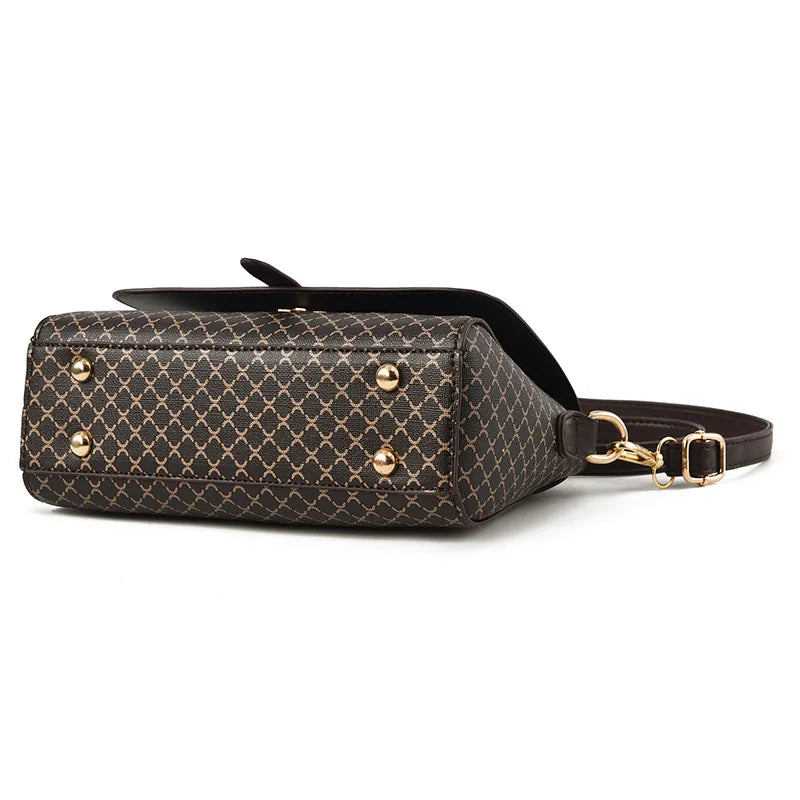 Fashion Bucket Bag Women Luxury Designer Shoulder Crossbody Bag Ladies Small Handbag Retro PU Leather Shopping Totes