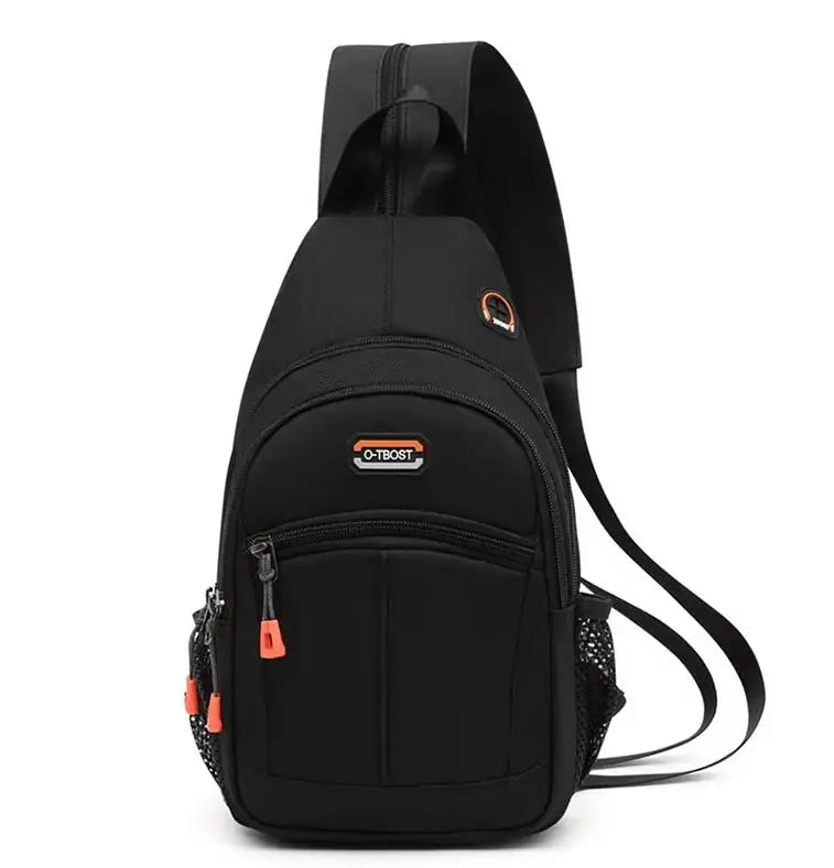 Women Nylon Sling Bag - Adjustable Strap, Multi-Pocket Crossbody Chest Pack for Men Travel & Sports for Daily Commute