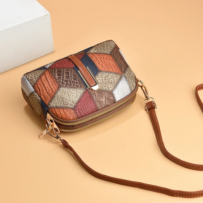 Women's Trendy Fashion Printed Shell Bag Casual Crossbody Bag Versatile Shoulder Bag Designer Small Purse and Handbags