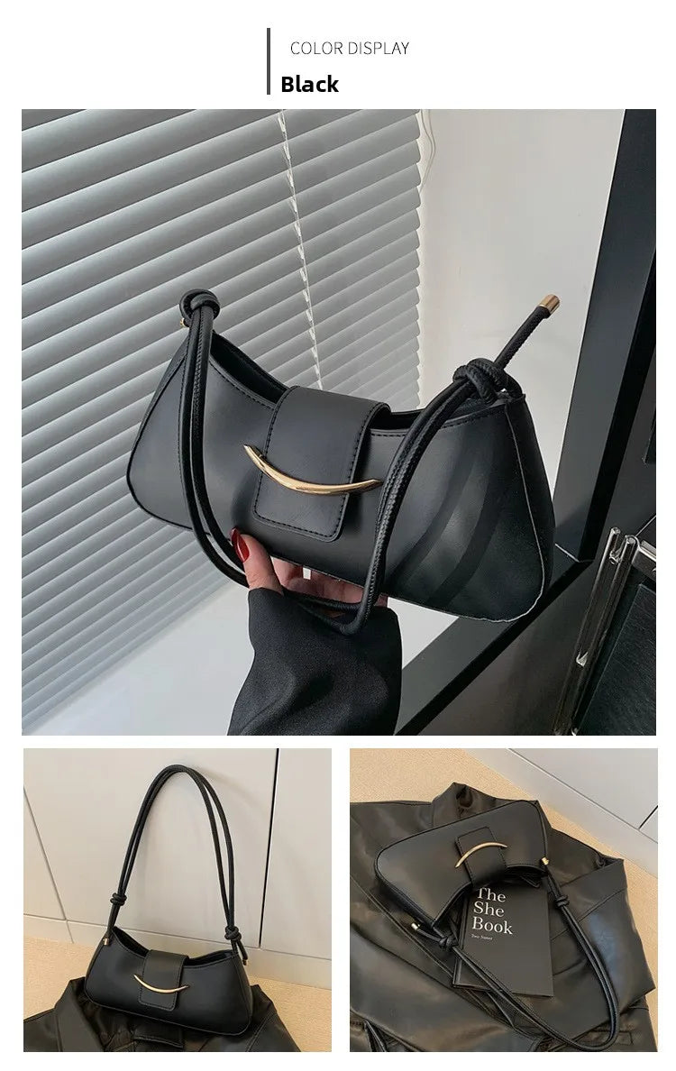 Fashion PU Leather Tote Bag, Stylish Single Handbags Shoulder Underarm Bag, Stylish Simple Cross Body Bags for Women Daily Use