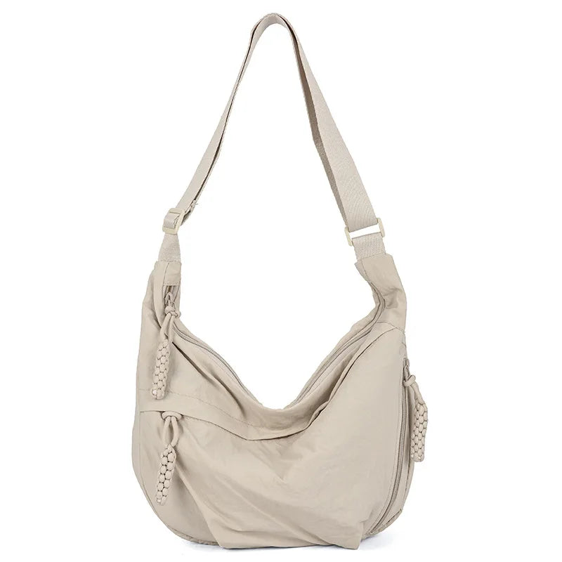 Casual Nylon Hobos Crossbody Bag for Women Designer Shoulder Bags Large Capacity Tote Bag Lady Travel Shopper Bag Female Purses