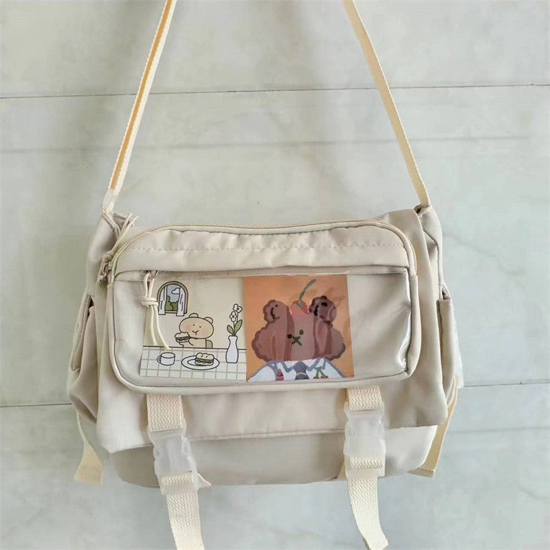 Waterproof Nylon Crossbody Bags for Women Shoulder Bags Youth Fashion Ladies Handbag Messenger Bag Teenagers Girls School Bags