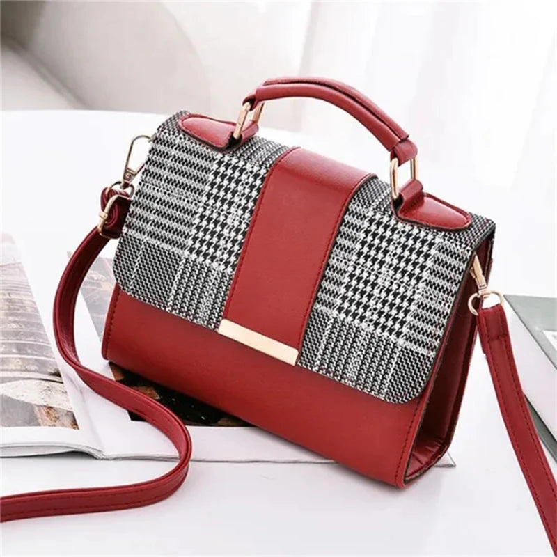 New Arrival Retro Women Handbag High Quality Ladies Crossbody Messenger Bags  PU Leather Female Flap Shoulder Bag