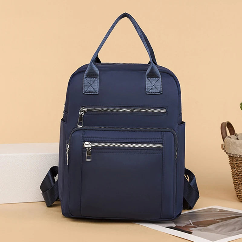 Women Backpack Travel Casual Waterproof Oxford Shoulder Bags Female Large Capacity Handbag Rucksack Multi-function School Pack