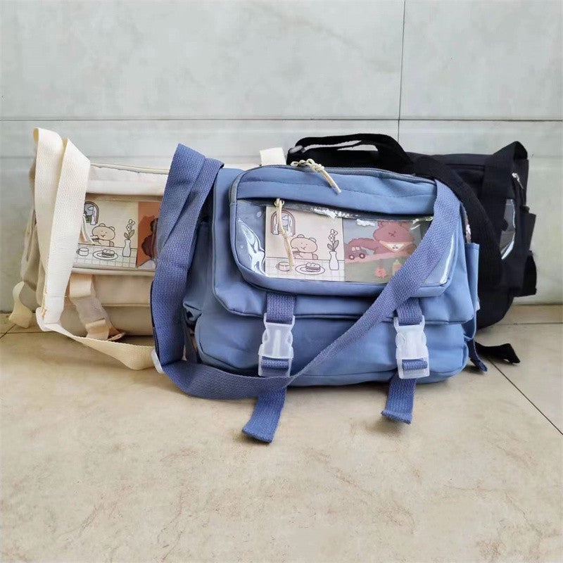 Waterproof Nylon Crossbody Bags for Women Shoulder Bags Youth Fashion Ladies Handbag Messenger Bag Teenagers Girls School Bags