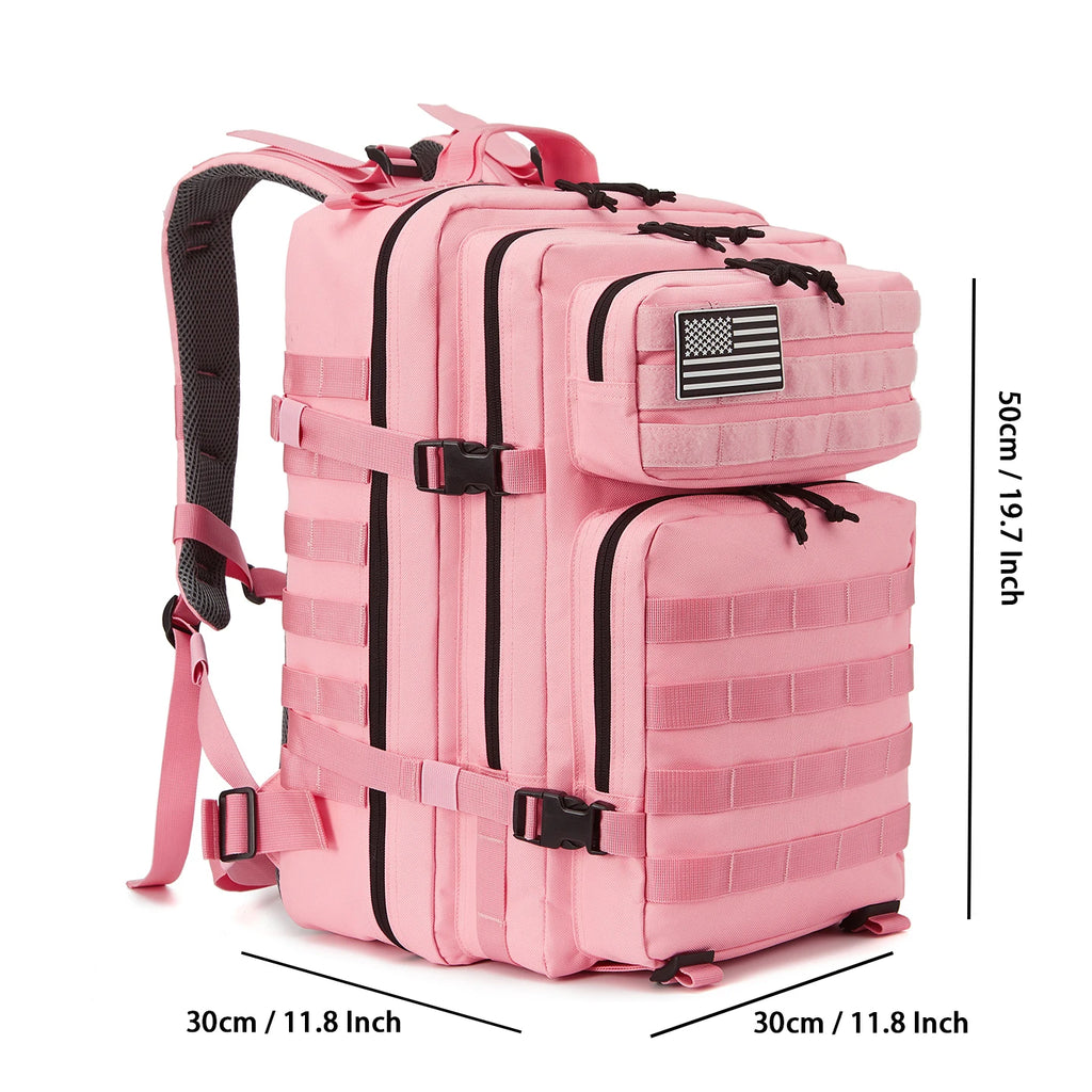 Outdoor 45L GYM Fitness Style Backpacks for men/women Tactical Training Molle Survival Bag Hiking Trekking Rucksack School bag