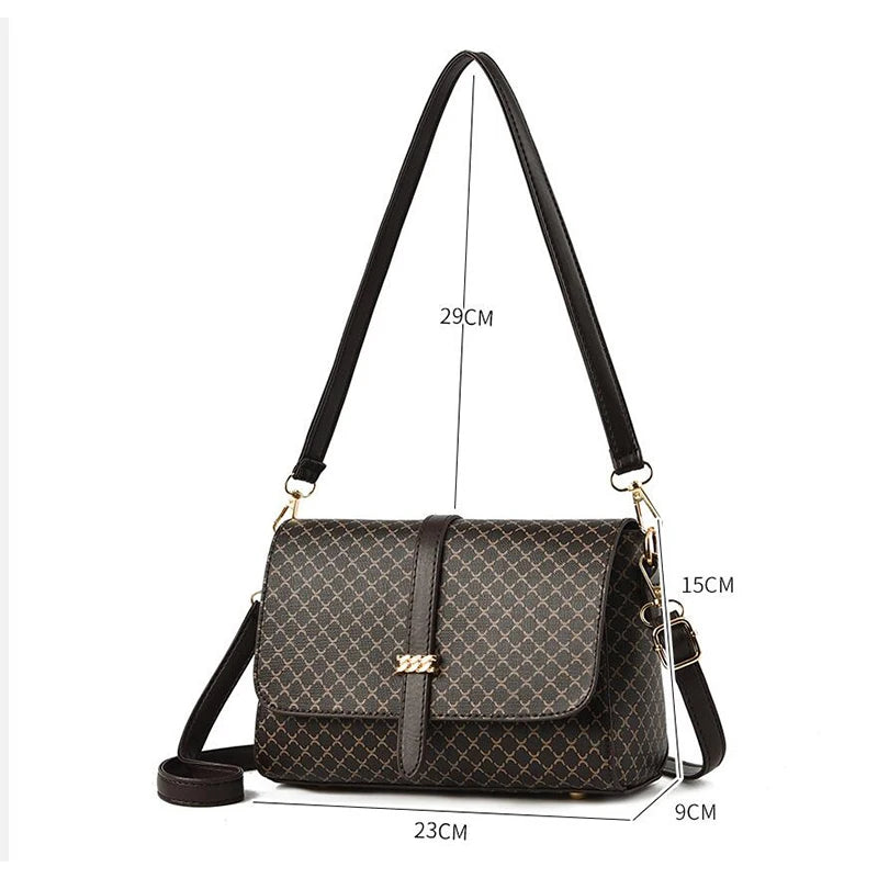 Fashion Bucket Bag Women Luxury Designer Shoulder Crossbody Bag Ladies Small Handbag Retro PU Leather Shopping Totes