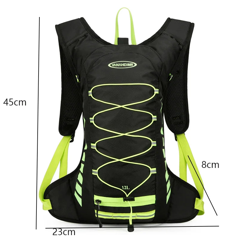 Sports outdoor bag, men and women slow running, sports bag large capacity hiking backpack breathable outdoor riding bag