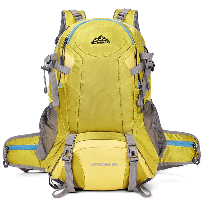 Climbing Camping Backpack Sports Travel Duffel Bag for Men Women with Shoes Outdoor Hikking Cycling Rucksack Luggage Storage Bag