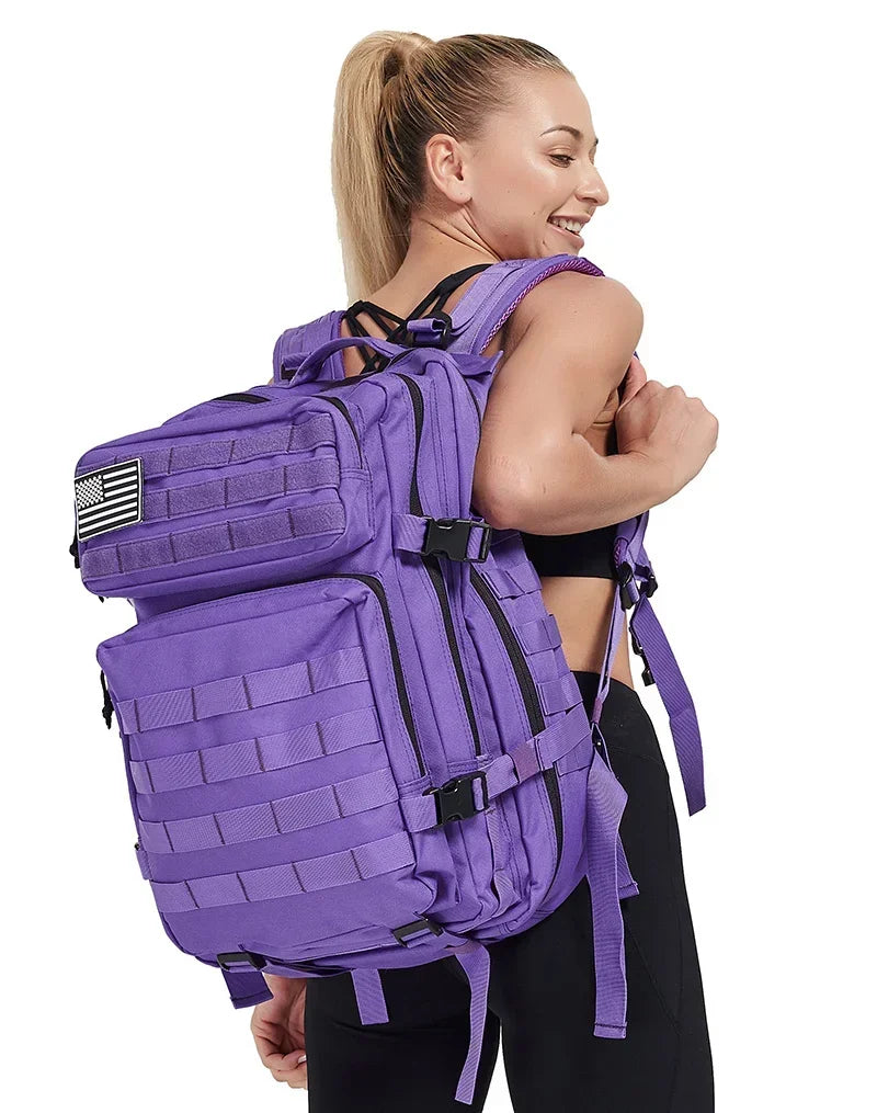 45L Tactical backpack men/women Training Molle Survival Bag GYM Fitness Style Backpacks Outdoor Hiking Trekking Rucksack