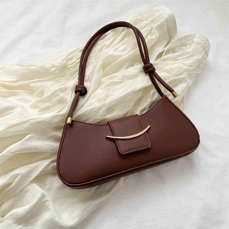 Fashion PU Leather Tote Bag, Stylish Single Handbags Shoulder Underarm Bag, Stylish Simple Cross Body Bags for Women Daily Use