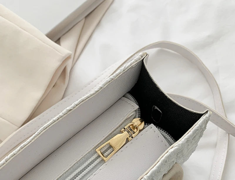 Luxury Design Mini Handbags Women's Totes Fashion Ladies Large Capacity Monet's Garden Oil Painting Canvas Shoulder Shopper Bag