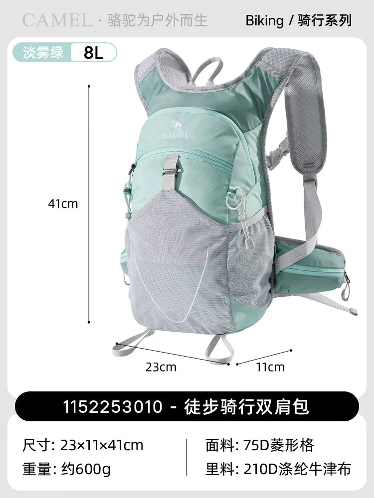 GOLDEN CAMEL 12L Mountaineering Backpacks Waterproof Camping Backpacks Climbing Bag for Men Hiking Cycling Travel Fishing