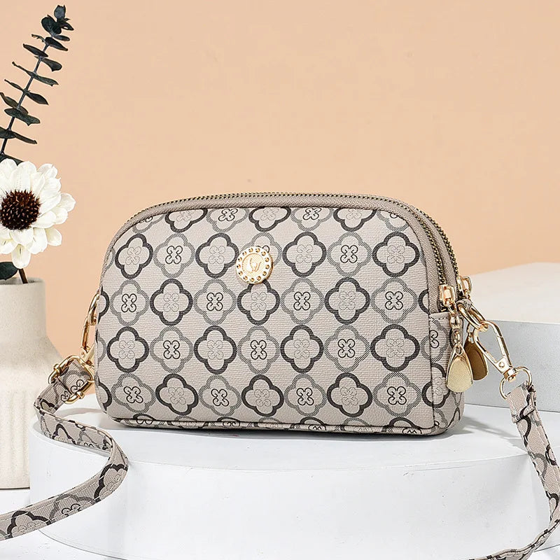 Crossbody Shoulder Bag High Quality Handbag Summer New Women's Bag Luxury Design Printed Shell Bag Female Messenger Tote Sac