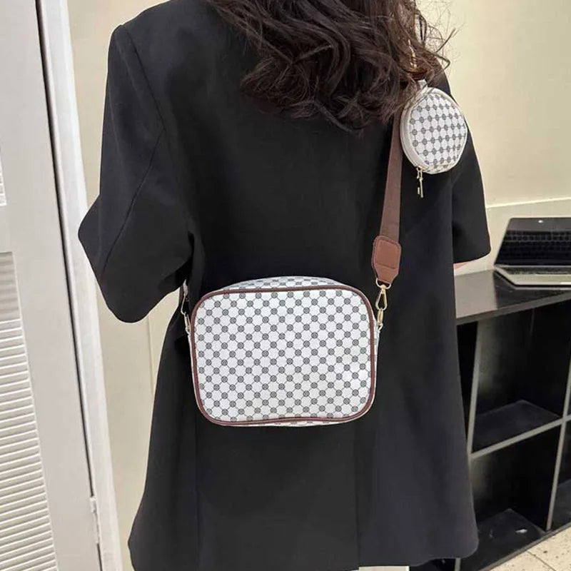 Simple And Trendy Texture, Casual Women's Shoulder Bag With A Foreign Style Strap, Small Hanging Bag, Diagonal Crossbody Small S