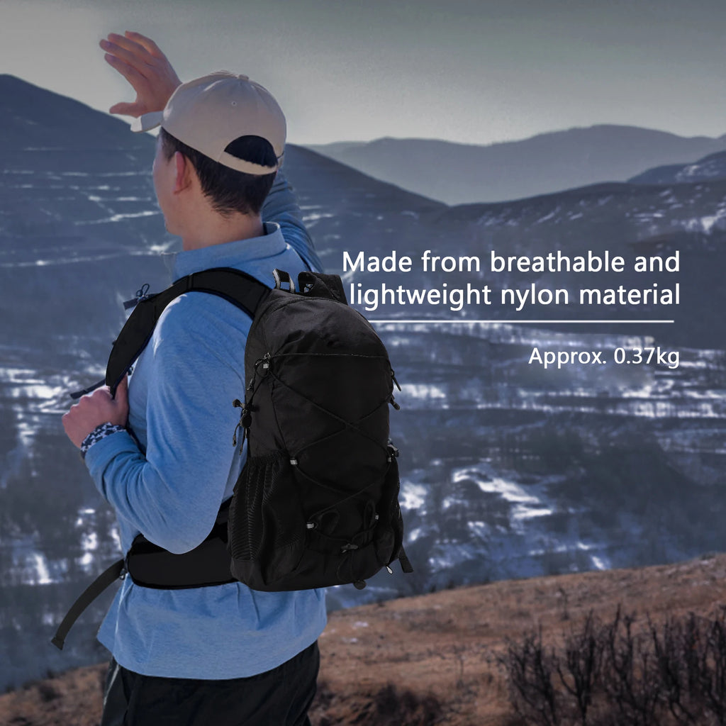 Outdoor Sports Backpack Hydration Backpack Breathable 20L Water Backpack with Multiple Pockets and Reflective Strip