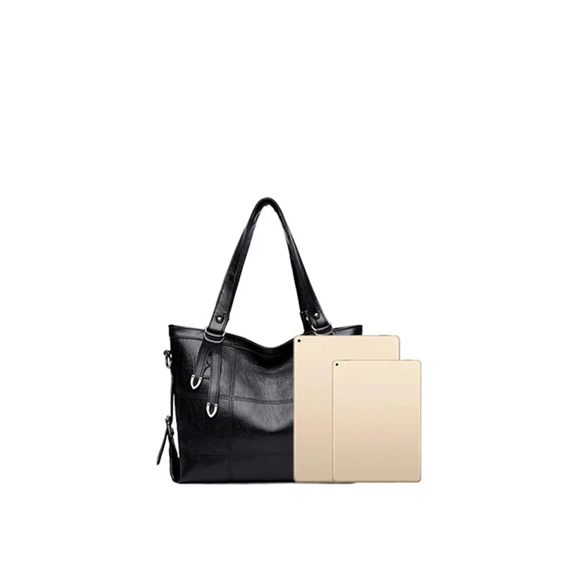 Winter PU Leather Shoulder Bag Trendy Zipper Luxury Handbags and Purse  omen Large Capacity Designer Crossbody Bags