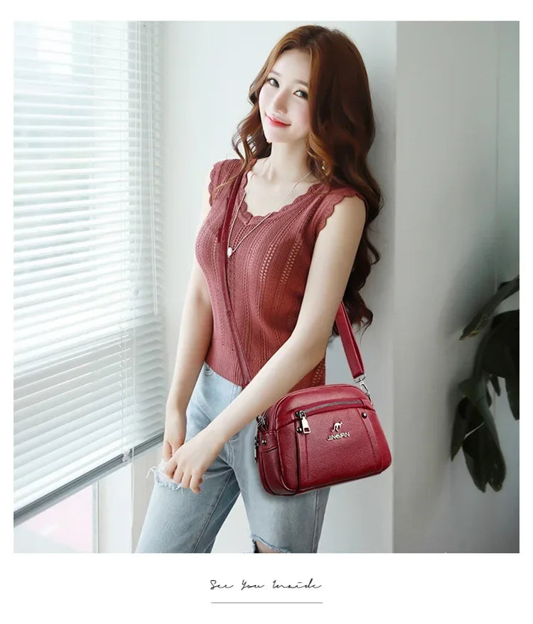 2025 Women's Crossbody Bags New Trendy Single Shoulder Purse Ladies High-end Sense Messenger Mother's Cross-border Handbag