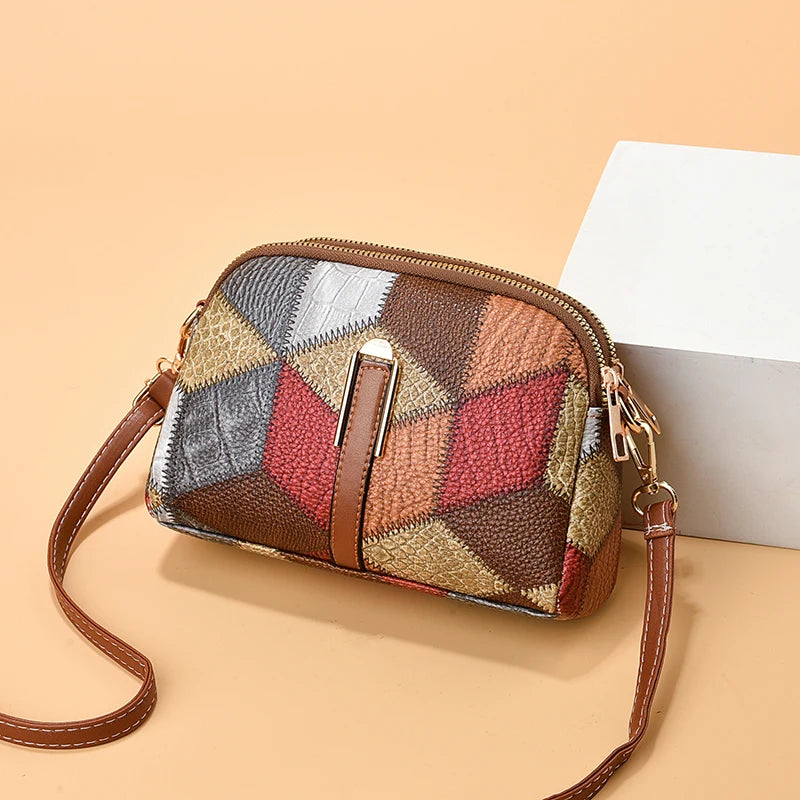 Women's Trendy Fashion Printed Shell Bag Casual Crossbody Bag Versatile Shoulder Bag Designer Small Purse and Handbags