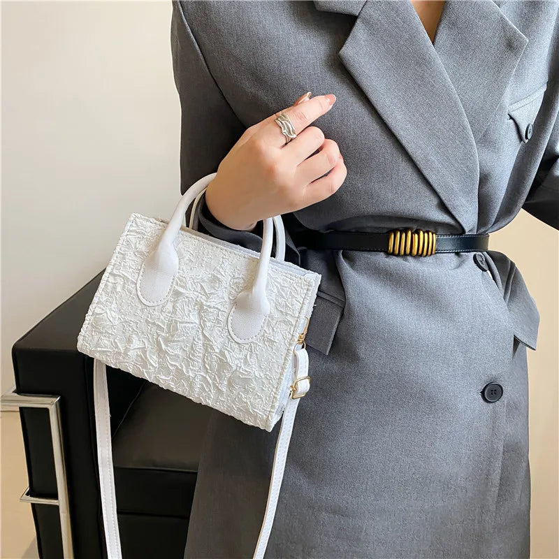 Luxury Design Mini Handbags Women's Totes Fashion Ladies Large Capacity Monet's Garden Oil Painting Canvas Shoulder Shopper Bag