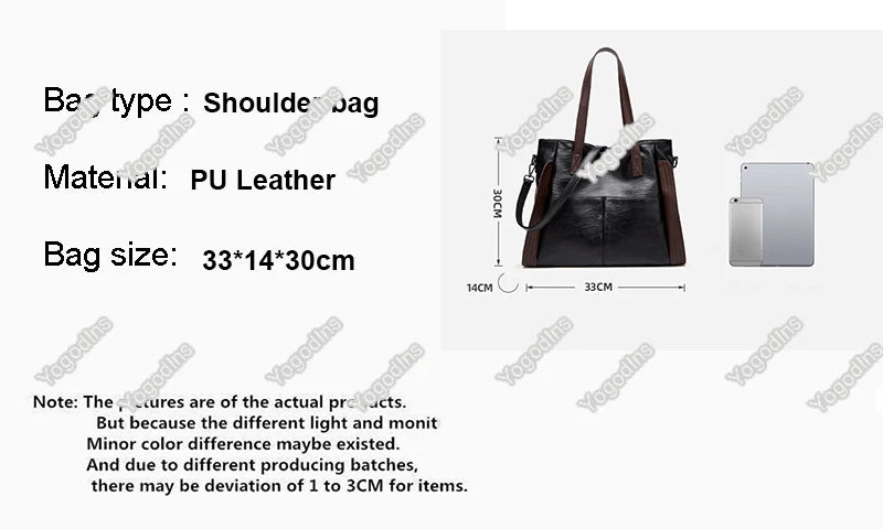 Soft Leather Women's Totes Bags High Capacity Shouldr Bag Luxury Middle-aged Lady Top-handle Bag Casual Armpit Bag Travel Pack
