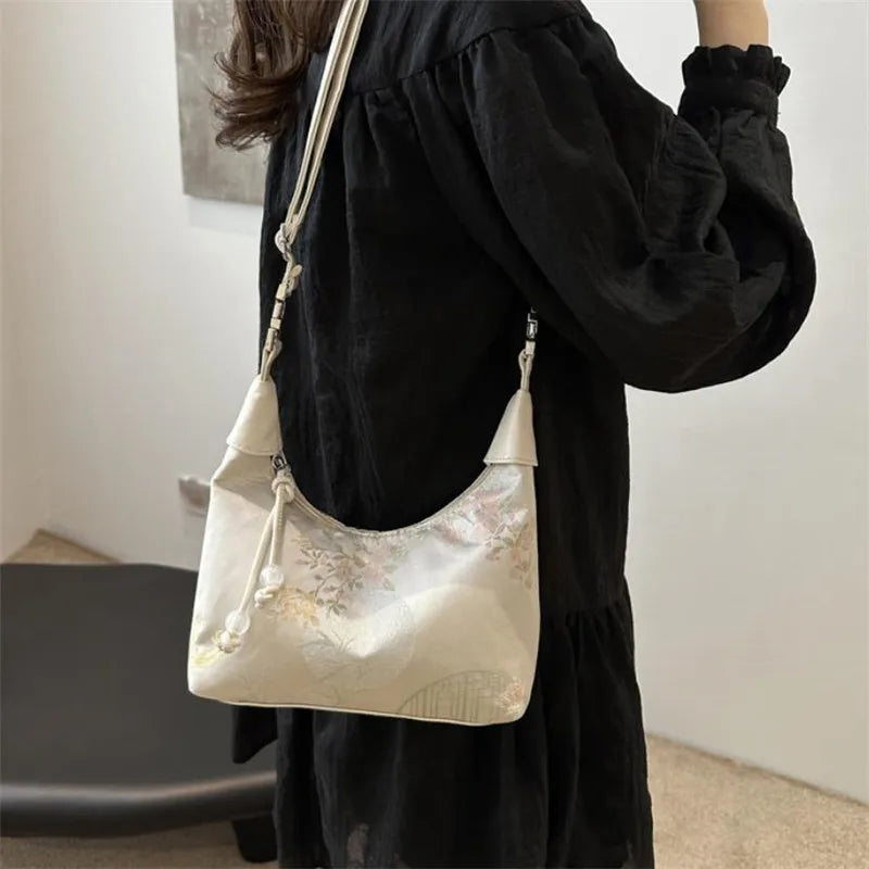 Chic Trend Tote Bag for Women Light Simple Shoulder Crossbody Bags with Large Capacity for Women Portable Phone Bag Coin Purse