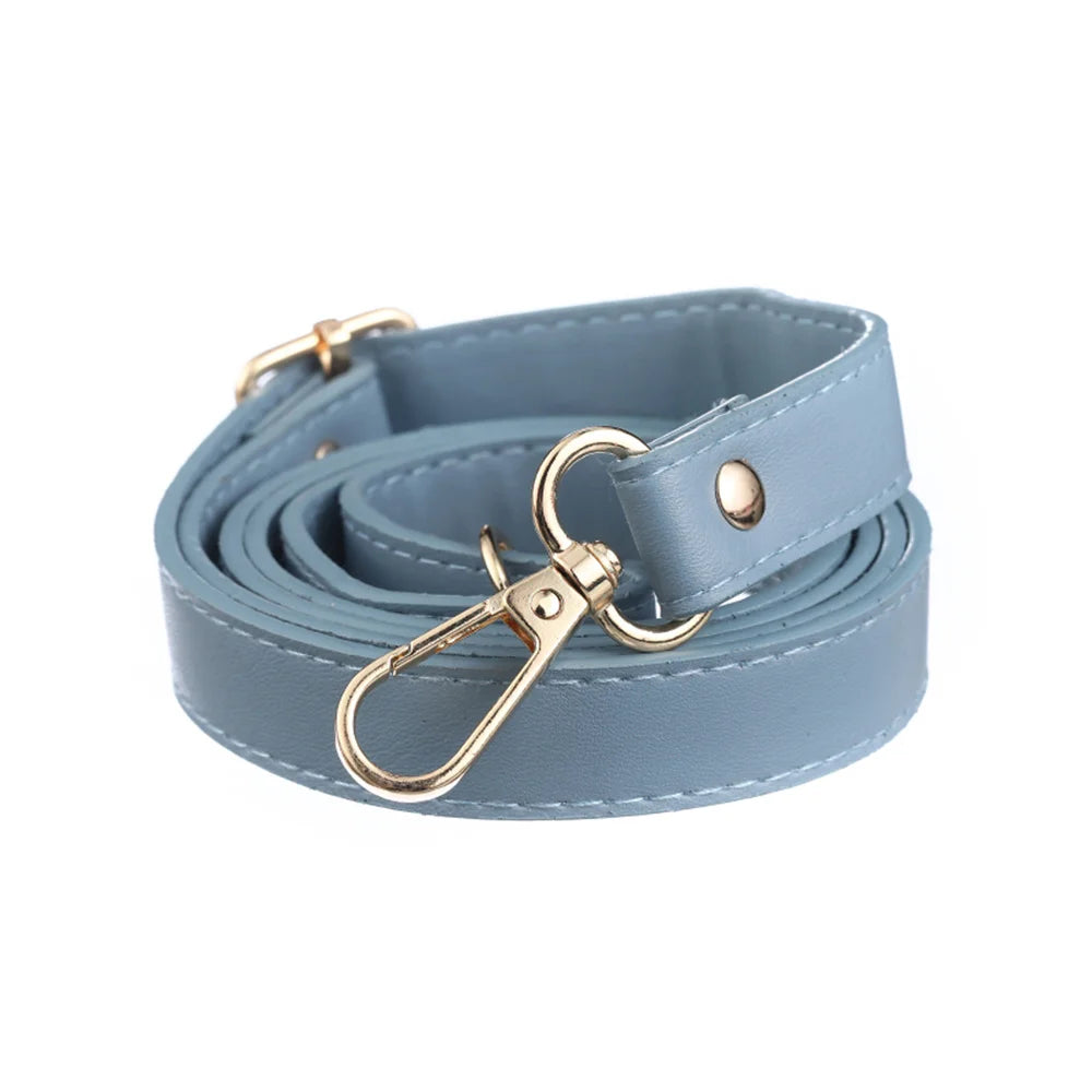 130cm Faux Leather Shoulder Bag Strap DIY Purse Handle Adjustable Crossbody Handbag Belt with Clasp Replacement Strap For Bags