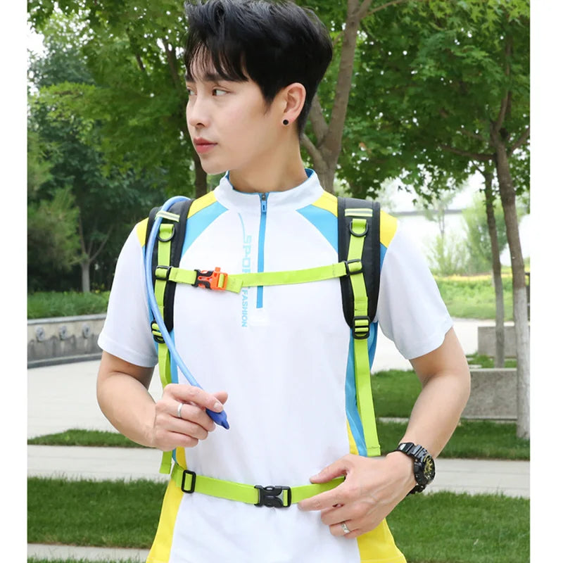 Sports outdoor bag, men and women slow running, sports bag large capacity hiking backpack breathable outdoor riding bag