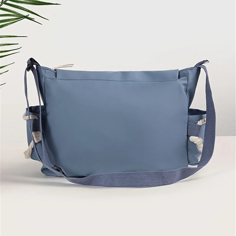 1pc Nylon Handbag Shoulder Bag, Large Capacity Messenger Bag, Men's Crossbody Bag, Student School Bags for Teenagers Daily Use