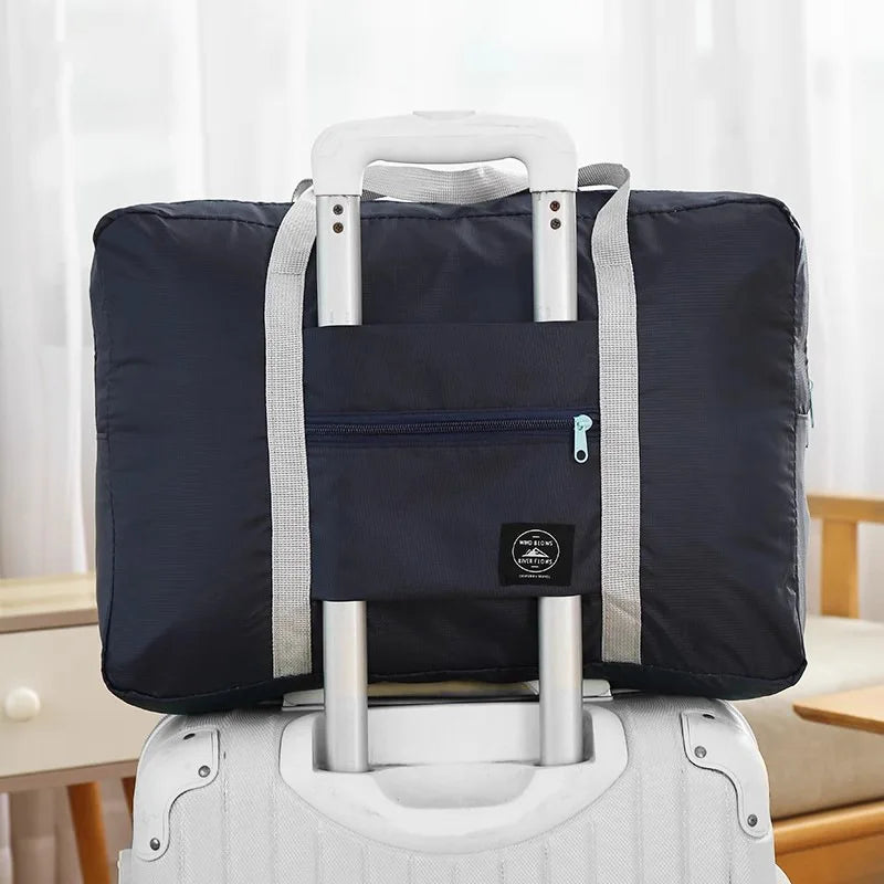 Travel Handbag, Luggage Bag, Travel Storage Bag, Large Capacity Single Shoulder Airplane Bag, Women's Waterproof Folding Bag