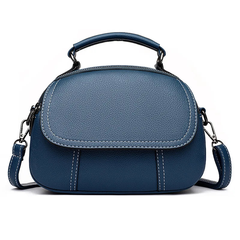 High Quality Fashionable Retro PU Leather Crossbody Bag Classic Small Shoulder Crossbody Bag Women's Luxurious Shell Handbags