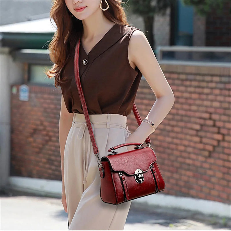 Fashion Small Square Bag For Women Luxury Designer Handbags High Quality Female Bag PU Leather Flap Crossbody Shoulder Bag Bolsa