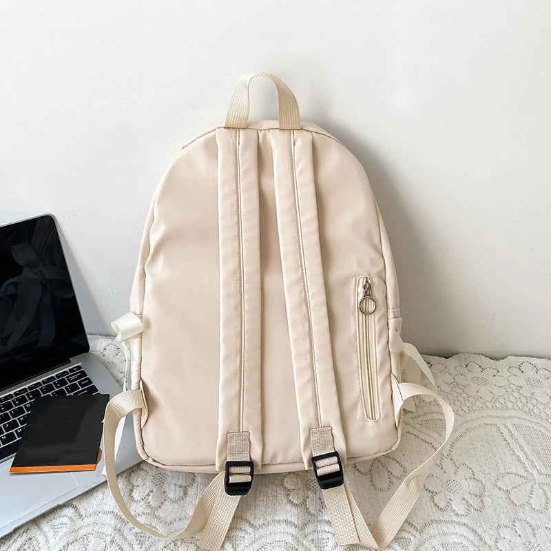 Fashion Backpack Nylon Women Backpack Anti-theft Shoulder Bags New School Bag for Teenager Girls School Backapck Female