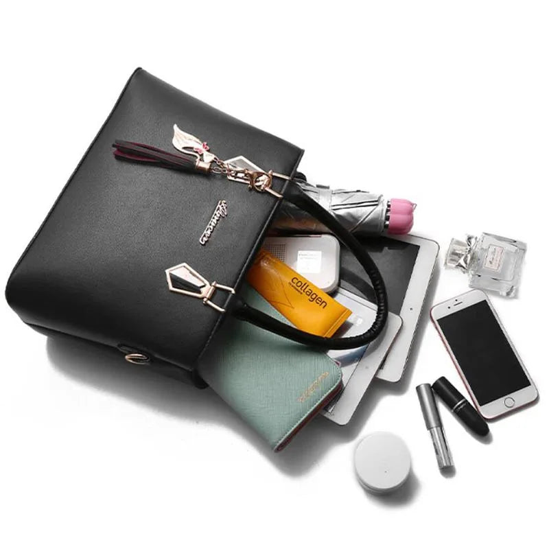 2pc/set Women Fashion Casual Totes, Luxury Handbags ,Designer Shoulder Bags, Crossbody Composite Bag Bolsos