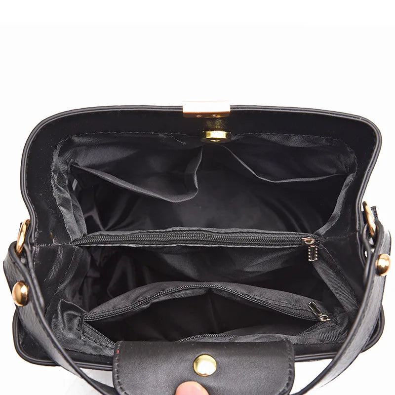 Crocodile Pattern Bucket Shoulder Bag For Women Fashion Brands Female Handbag Large Capacity Lady Crossbody Bag Handbag Purse