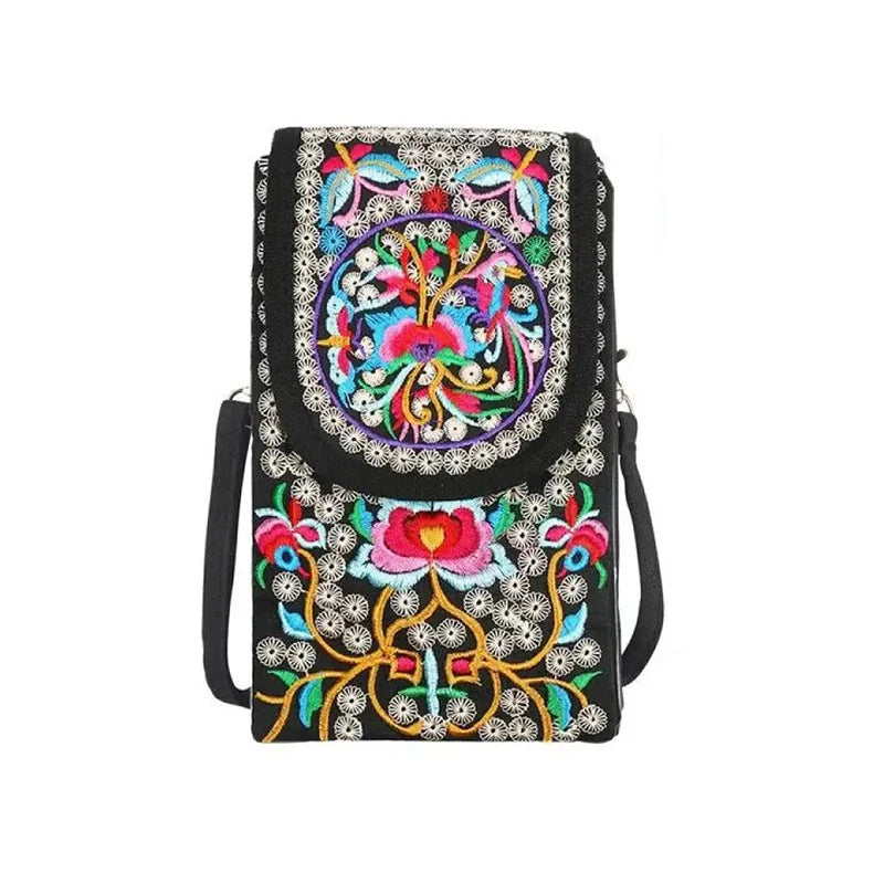 Women Casual Shoulder Bag Multi-pocket Design Crossbody Bag Ladies Multifunction Canvas Phone Purse Ladies Travel Small Handbags