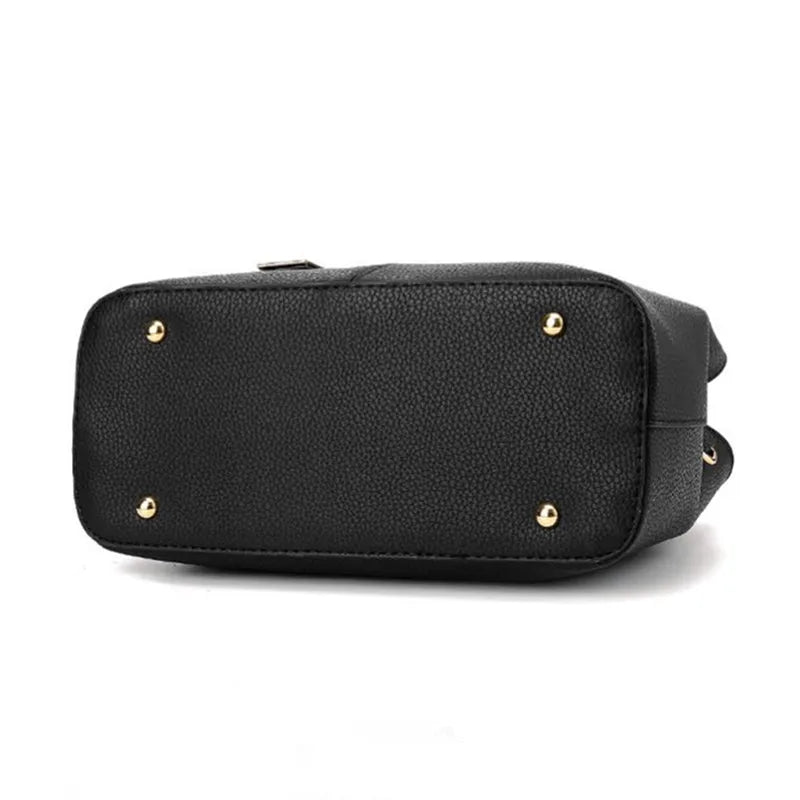 Shaping PU Leather Handbag, Stylish Versatile Tote Shoulder Bag, Large Capacity Crossbody Bag with Adjustable Straps,Zip Closure