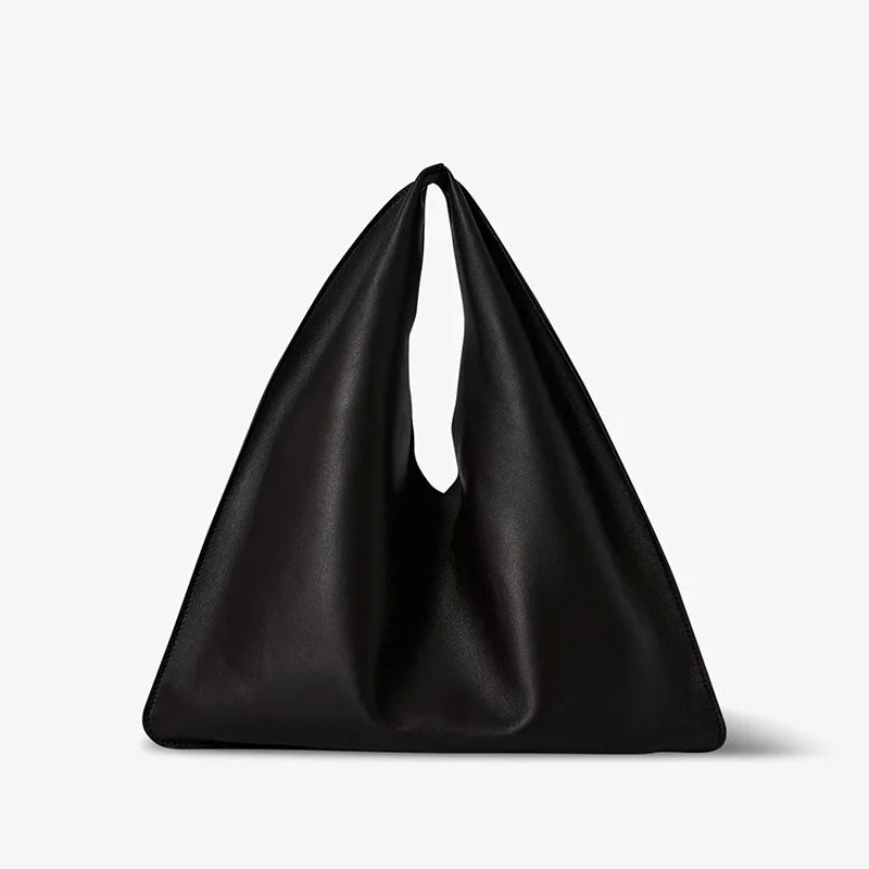 Simple Design Small Bindle Trendy Bag PU Leather Handbag for Women Casual Winter Shoulder Bags