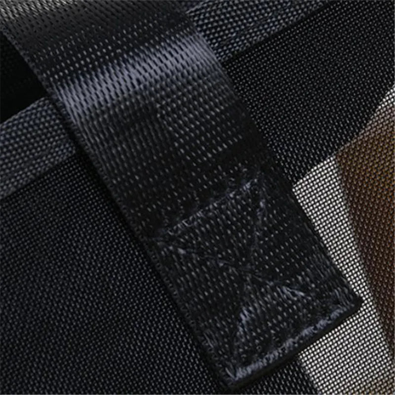 2pcs/set Chic Large Capacity Mesh Wash Bag Portable Travel Cosmetics Storage Bag Outdoor Beach Bath Tote Bag with Clutches Pouch