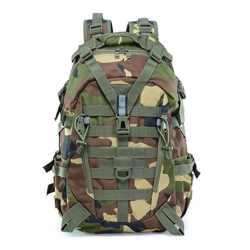 40L Camping Hiking Backpacks Tactical Backpack for Men/women Reflective Outdoor Climbing Rucksack Bag Survival Molle Travel Bags