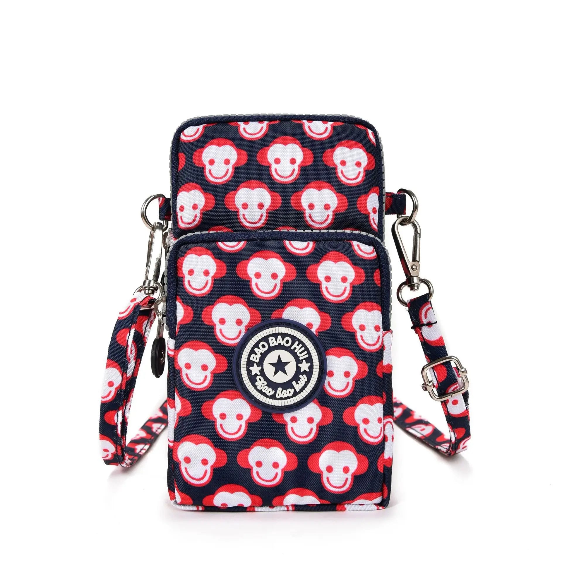 Sports Arm Bag, Women Mobile Phone Bag Running Messenger Purse Wallet, Women's Shoulder Cross Body Bags Multi Layer Zipper Pouch