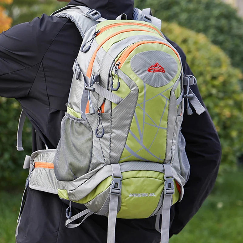 Climbing Camping Backpack Sports Travel Duffel Bag for Men Women with Shoes Outdoor Hikking Cycling Rucksack Luggage Storage Bag
