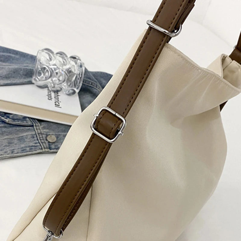 Designer Nylon Women's Casual Travel Backpack Trendy Top-Handle Shoulder Crossbody Bag Luxury Handbags Female Purse