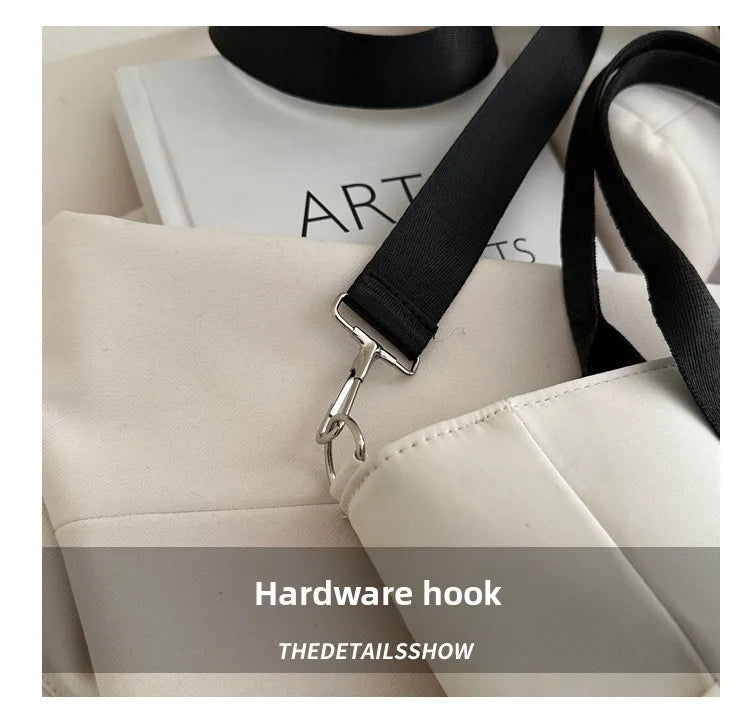 Nylon Handbag Women Campus Student Tote School Bag, Teen Girls Handbags Messenger Bag, Oxford Waterproof Shoulder Crossbody Bags