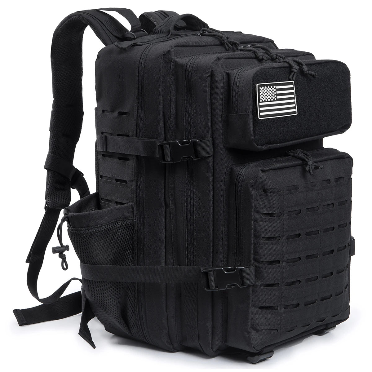 25L/45L Tactical Backpack for Women/men survival Laser Cut Molle Daypack Gym Rucksack School Bag with Dual Cup Holder back pack