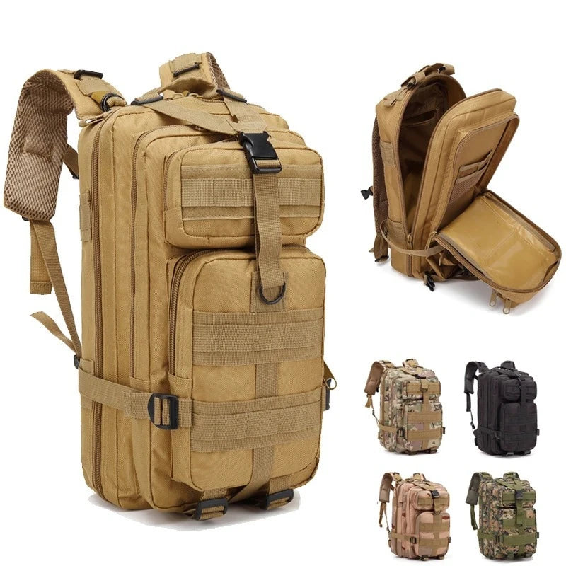 30L Outdoor Sports Mountaineering Backpack Climbing Tactical Rucksack Large Capacity Oxford Hiking Survival Bags
