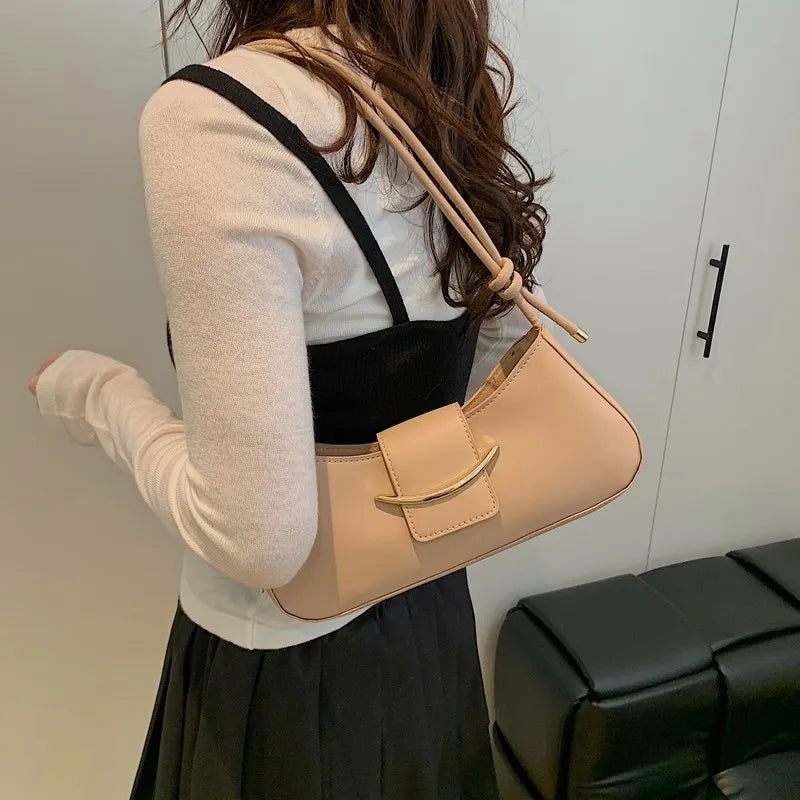 Fashion PU Leather Tote Bag, Stylish Single Handbags Shoulder Underarm Bag, Stylish Simple Cross Body Bags for Women Daily Use