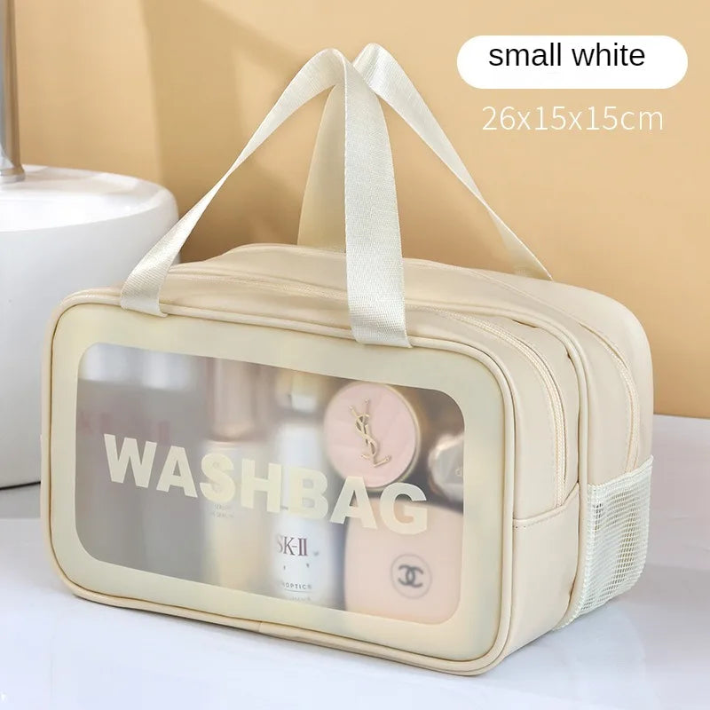 Wet Separate Bag Large Capacity Storage Bag Fitness Swimming Travel Portable Double Layer PVC Portable Cosmetic Bag #3571