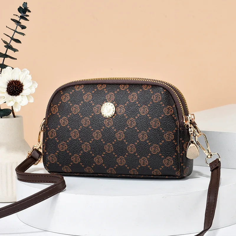 Crossbody Shoulder Bag High Quality Handbag Summer New Women's Bag Luxury Design Printed Shell Bag Female Messenger Tote Sac