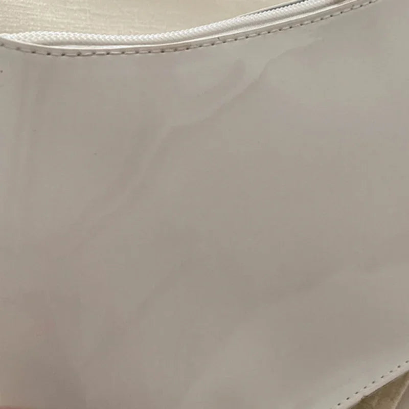 Retro Solid Color PU Leather Shoulder Bag Fashion Women's Handbags Casual Designer Hobos Underarm Bag, Suitable for Daily Use